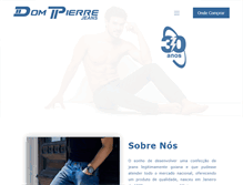 Tablet Screenshot of dompierre.com.br